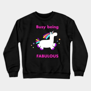 Fabulous Unicorn Crewneck Sweatshirt